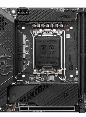 二手微星MEG Z690I UNIFY1700主板itx支持13/14代cpu5代内存雷电