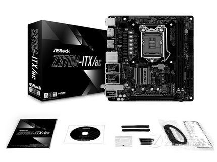 华擎Z370M-ITX/ac主板1151mini支持i38300i58600i79900kcpu