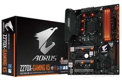 技嘉AORUS Z270X-GamingK5主板1151支持6500 6600 6700 7700kcpu