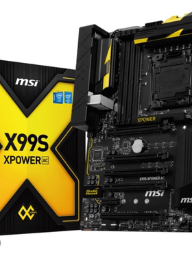 微星X99S XPOWER AC 2011v3支持i75960xE5-2698v4 2680v3cpu主板