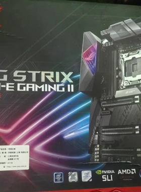 华硕ROG STRIX X299-E GAMING II主板2066支持7800x 10980x三角洲