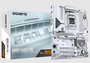 技嘉B850 ICE冰猎鹰AM5主板支持7800x3d 9700x 9950xcpu EAGLE
