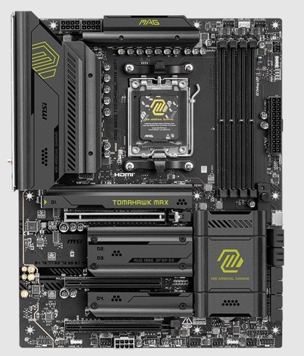 微星b850 tomahawk max wifi战斧主板am4支持7800x 9700x 9950cpu