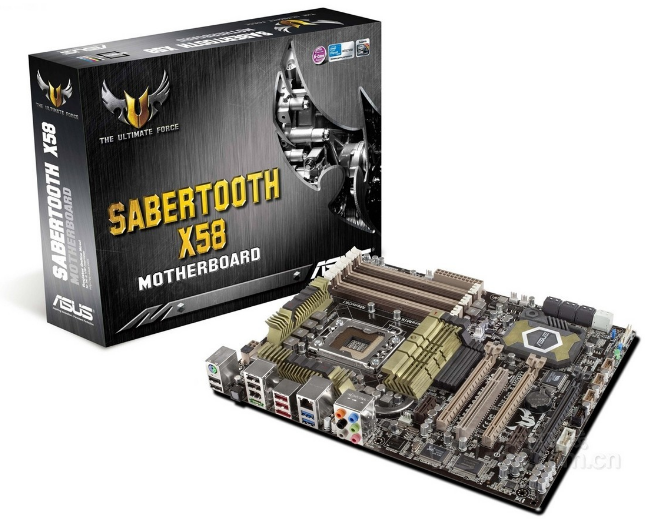 华硕sabertooth x58剑齿虎主板1366针支持x5670 5675 56805690cpu
