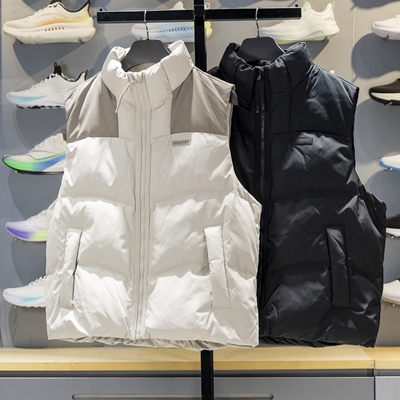 李宁羽绒马甲保暖防泼水