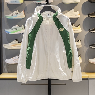 反伍系列冰感舒适宽松连帽外套AFDV329 李宁男子运动风衣2025新品