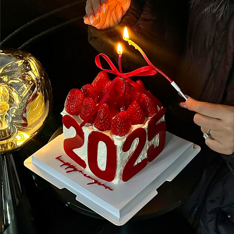 2025新年跨年元旦除夕仪式感数字曲线蜡烛蝴蝶结蛋糕装饰插牌摆件,节庆用品/礼品,蛋糕/烘焙装饰用品,淘宝优惠券,粉丝福利购,淘宝优惠卷