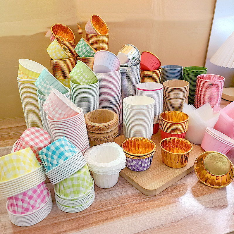 纸杯蛋糕纸杯卷边杯子耐高温马芬防油烤箱空气炸锅烘焙专用格子杯,节庆用品/礼品,节日装扮用品,淘宝优惠券,粉丝福利购,淘宝优惠卷