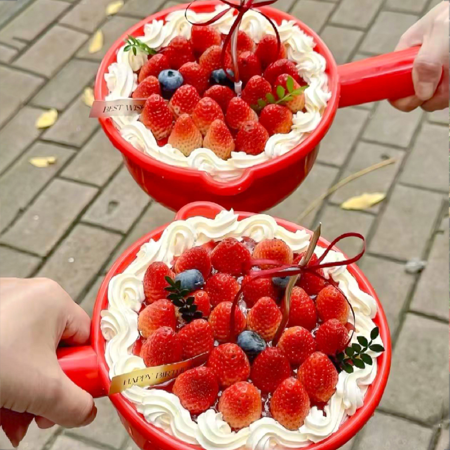 秋冬季第一个奶油草莓水瓢蛋糕装饰复古土里土气草莓瓢甜品送姐妹,节庆用品/礼品,甜品台装饰,淘宝优惠券,粉丝福利购,淘宝优惠卷