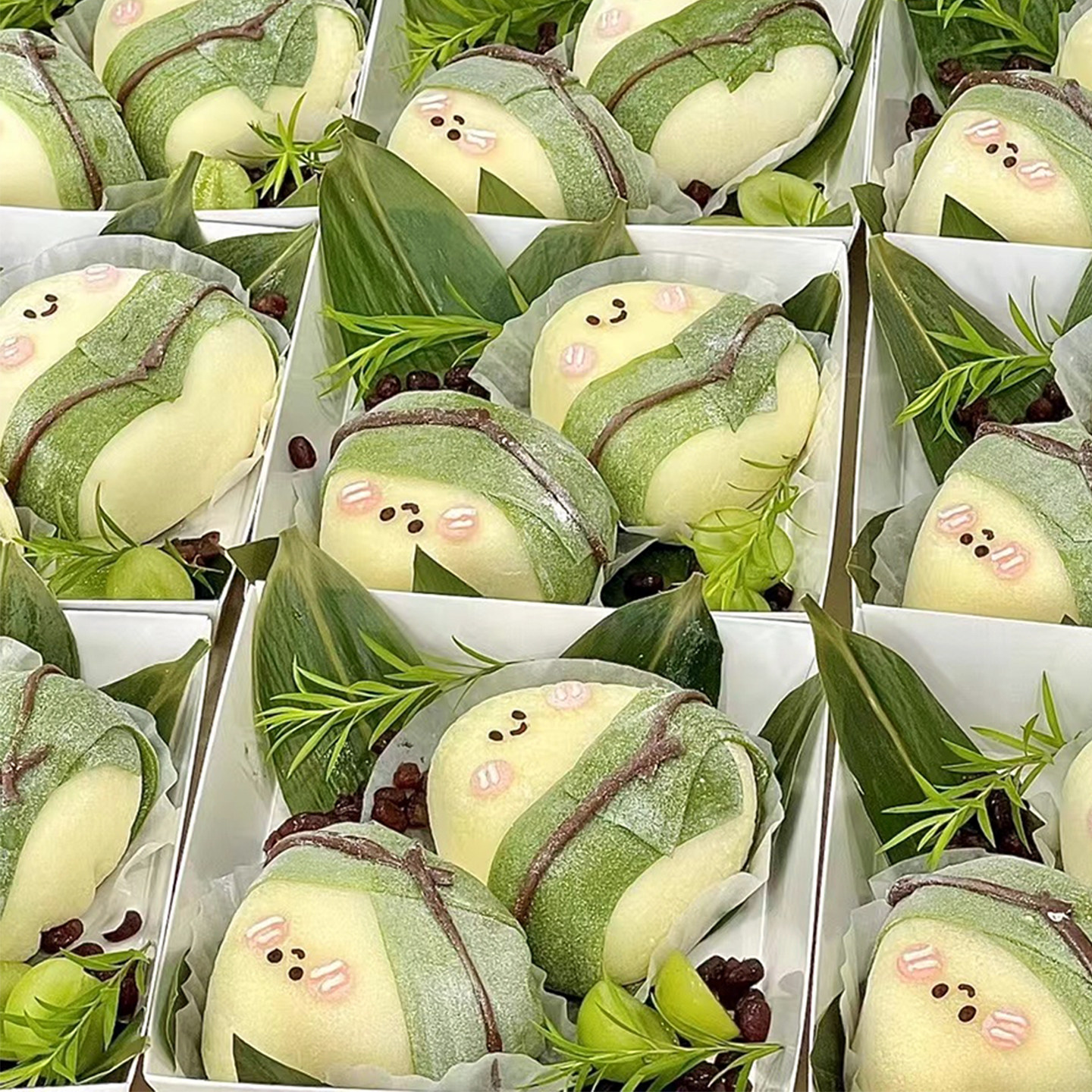 爆款端午节蛋糕装饰软萌可爱粽子雪媚娘甜品包装盒4寸透明打包盒,节庆用品/礼品,蛋糕/烘焙装饰用品,淘宝优惠券,粉丝福利购,淘宝优惠卷