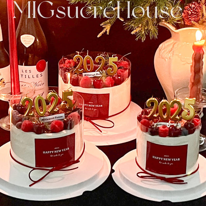 2025新年蛋糕跨年元旦车厘子草莓甜品蛋糕装饰数字蜡烛插件插牌,节庆用品/礼品,蛋糕/烘焙装饰用品,淘宝优惠券,粉丝福利购,淘宝优惠卷