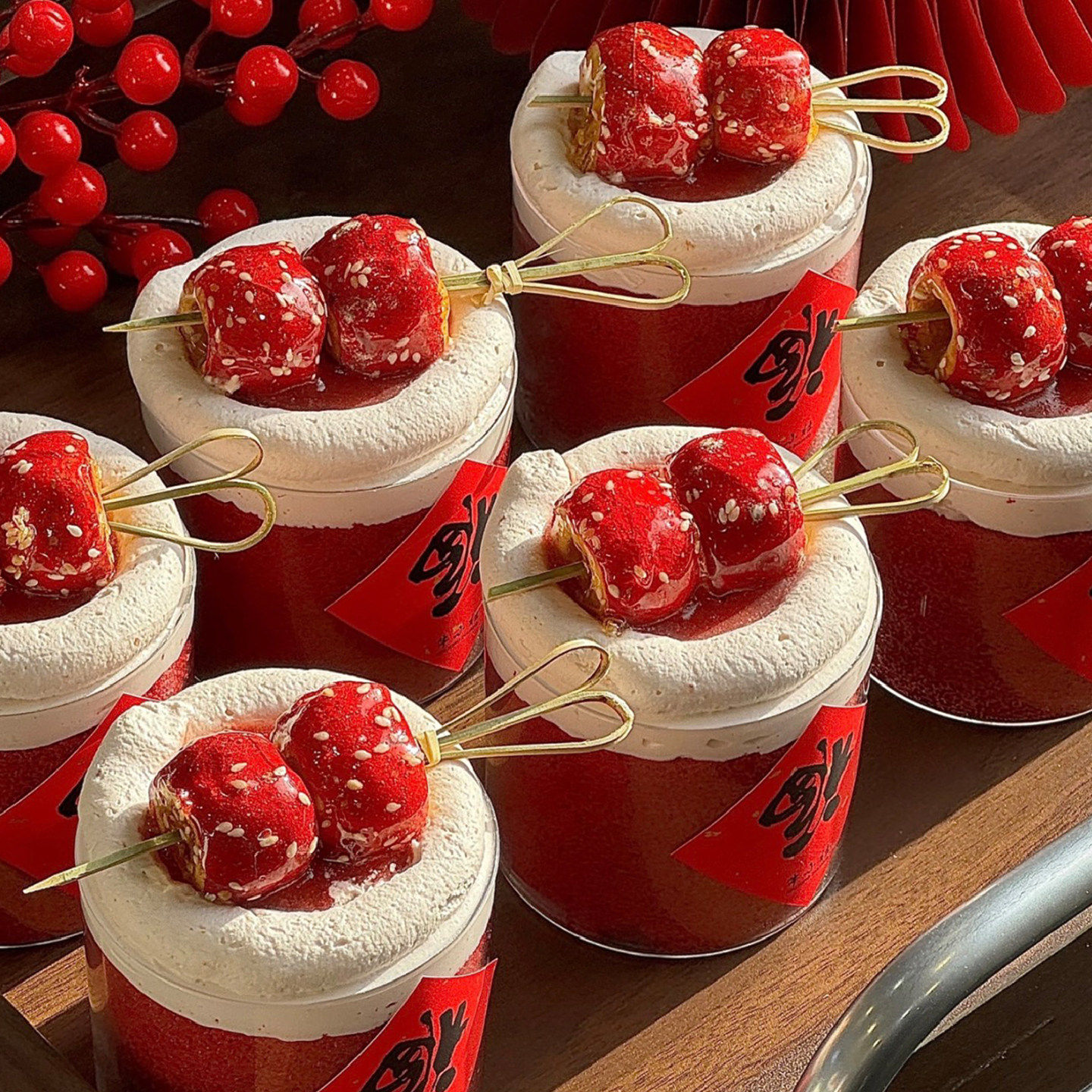 2026新年除夕夜山楂糖葫芦蛋糕装饰春节甜品慕斯杯竹签福字贴装扮,节庆用品/礼品,蛋糕/烘焙装饰用品,淘宝优惠券,粉丝福利购,淘宝优惠卷