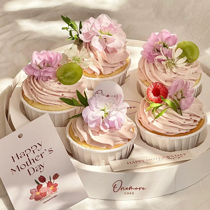 网红3.8女神妇女节礼品圆形纸杯蛋糕盒郁金香玫瑰卡片插牌装扮,节庆用品/礼品,蛋糕/烘焙装饰用品,淘宝优惠券,粉丝福利购,淘宝优惠卷