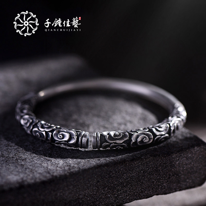 Jiayi Xinhua Village manual Monkey King Bar 999 Foot Silver Bracelet lovers jewelry Bracelet Monkey Straitjacketin the Accessories/Fashion Jewelry, Bracelet  category - from Buy2taobao.com to provide professional Taobao agent buy service