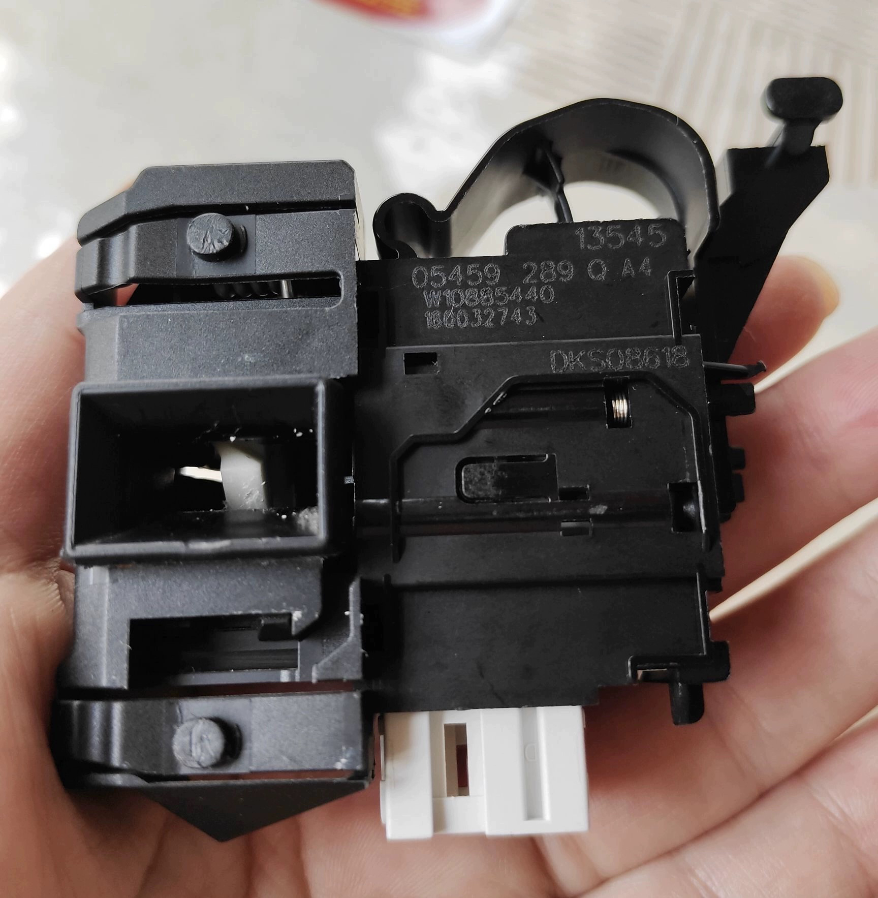 适用于惠而浦洗衣机TWF272204DSRT/WDD102724SORT微延时门锁开关