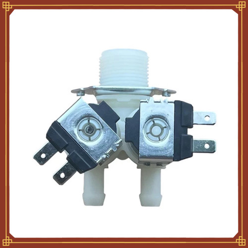 适用海尔EG100B209S洗衣机进水阀滚筒电磁注水开关控制器阀门配件