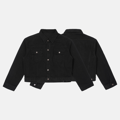 Unblank ROW风ORSON水洗牛仔夹克磨毛做旧春秋短款外套男女款