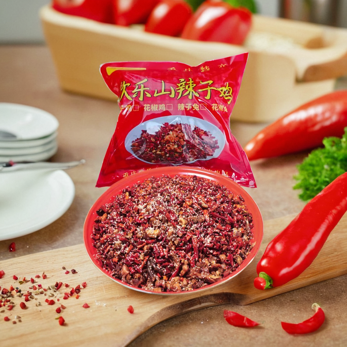 辣子鸡重庆特产歌乐山特色风味2.25kg三黄鸡整只现炒麻辣网红美食