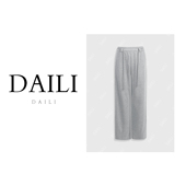 黛利新款 8751 女DLBYM 时尚 百搭休闲针织裤