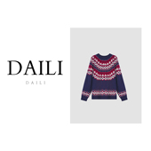 女DLMY 圆领套头保暖针织衫 9607 时尚 黛利新款