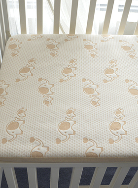 婴儿床防水隔尿垫新生儿床笠床罩床单定做A类纯棉儿童幼儿园午睡