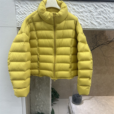 欧洲站2025冬季新款立领90白鸭绒羽绒服女韩版宽松显瘦保暖外套潮