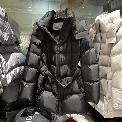 抽绳2024冬装新款羽绒服连帽