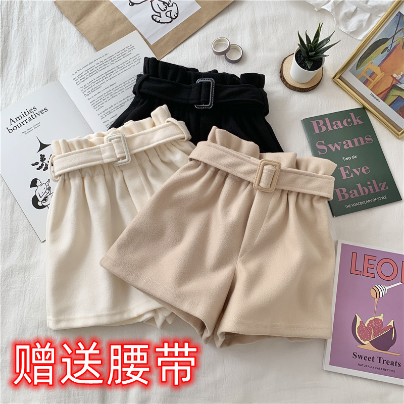 松紧腰韩版短裤时尚减龄