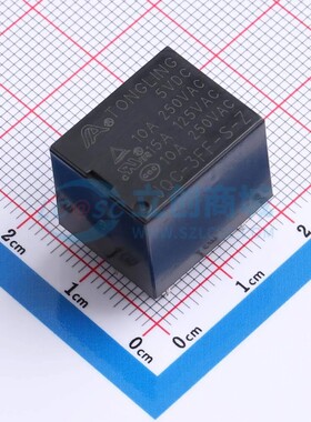 JQC-3FF-S-Z5V TLrelay(通灵) 插件,19.2x15.4mm 现货
