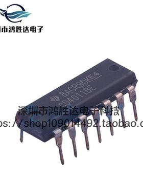 CD4011BE DIP-14 全新进口原装 四路2输入与非门 逻辑芯片 CD4011