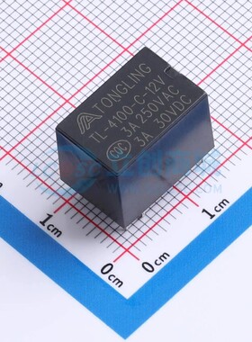 TL-4100-C-12V TLrelay(通灵) 插件,15.7x10.4mm 现货