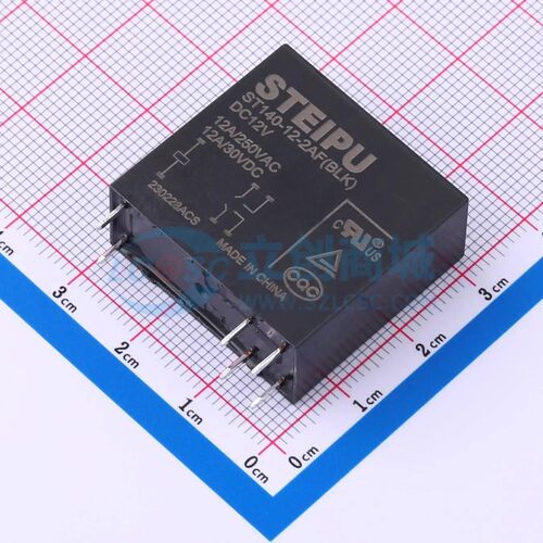 ST140-12-2AF(BLK)/DC12V STEIPU(斯泰普) 插件,29x12.7mm 现货