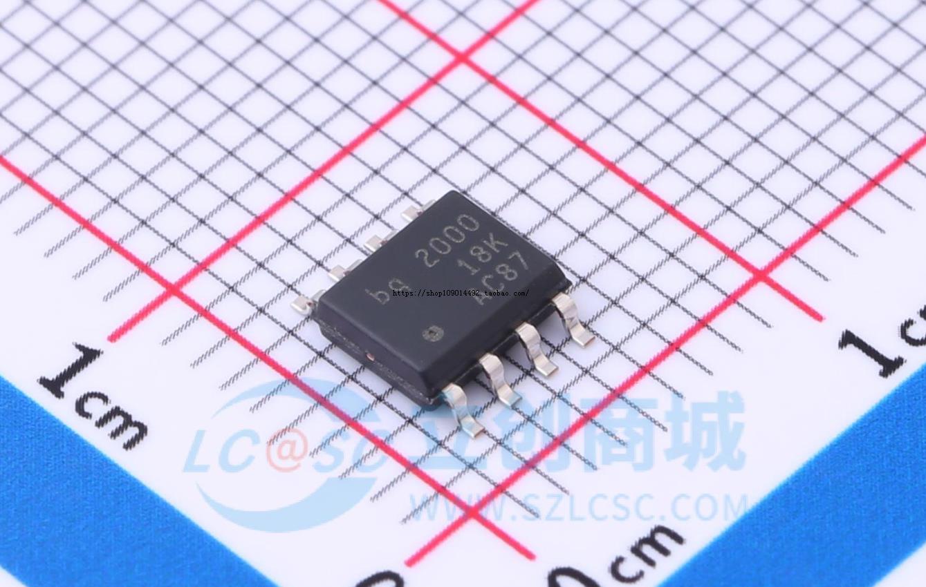 进口全新 BQ2000T BQ2000SN 丝印BQ2000 SOP8贴片 电池管理IC芯片
