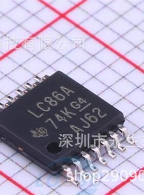 SN74LVC86APWR 丝印LC86A 逻辑IC 四2输入异或门 逆变器 TSSOP20