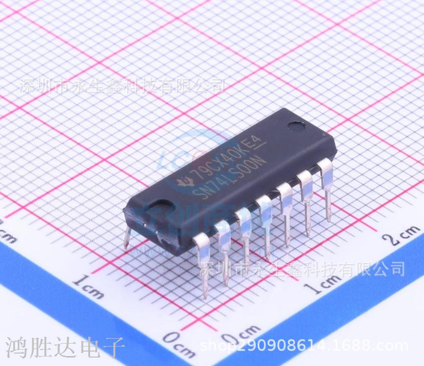 直插 SN74LS00N HD74LS00P DIP14 2输入端四与非门 全新原装正品