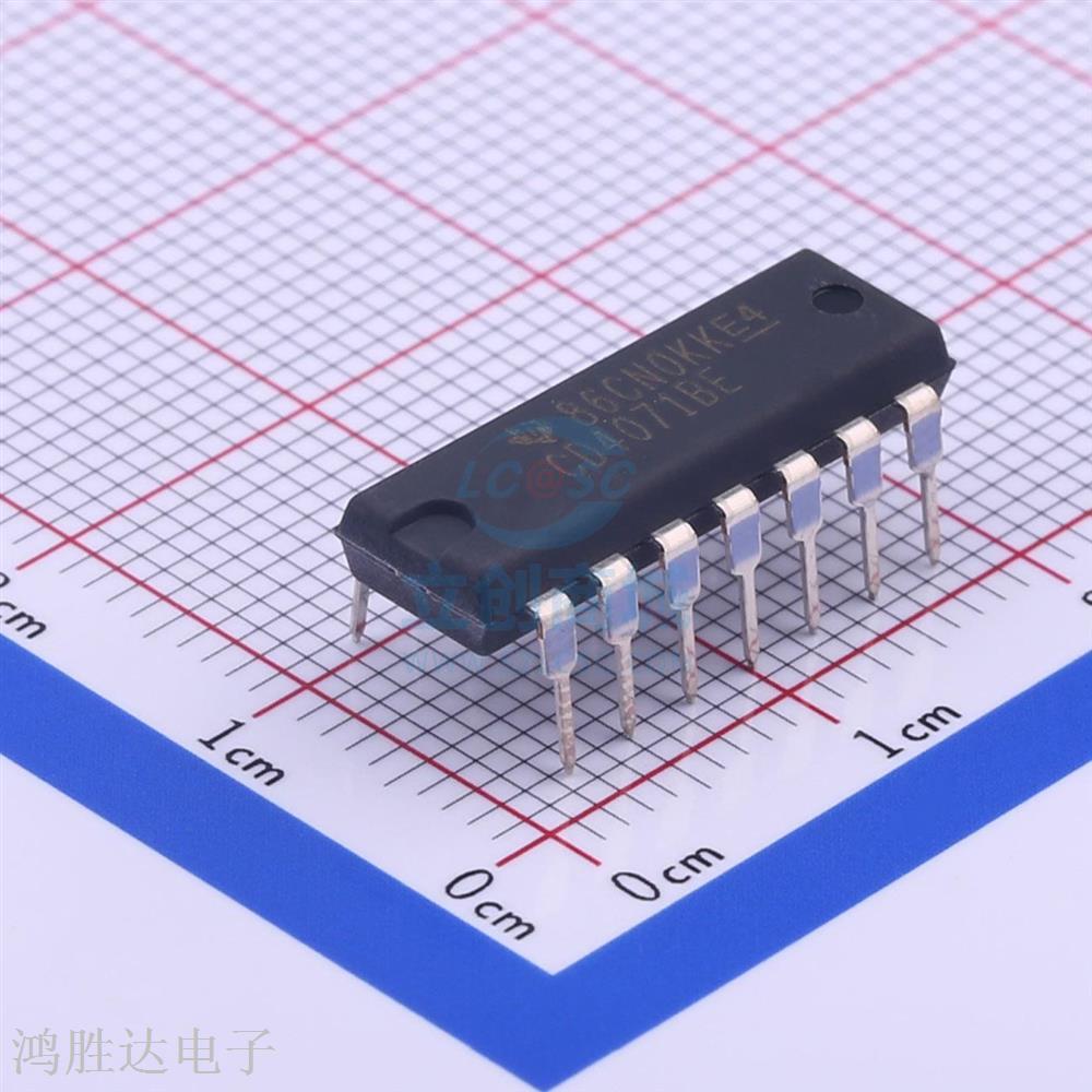 4000系列逻辑芯片 CD4071BE DIP-14 原装现货 假一赔十