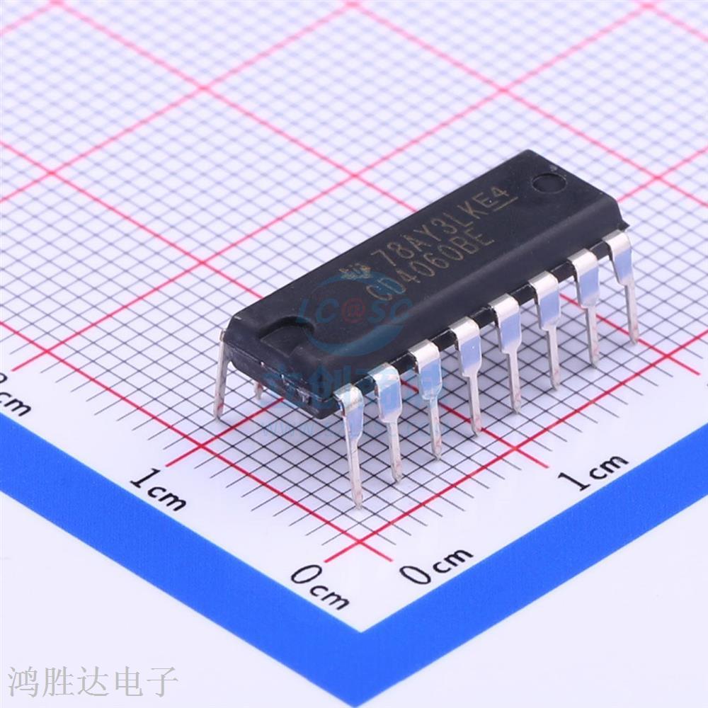 4000系列逻辑芯片 CD4060BE DIP-16 原装现货 假一赔十