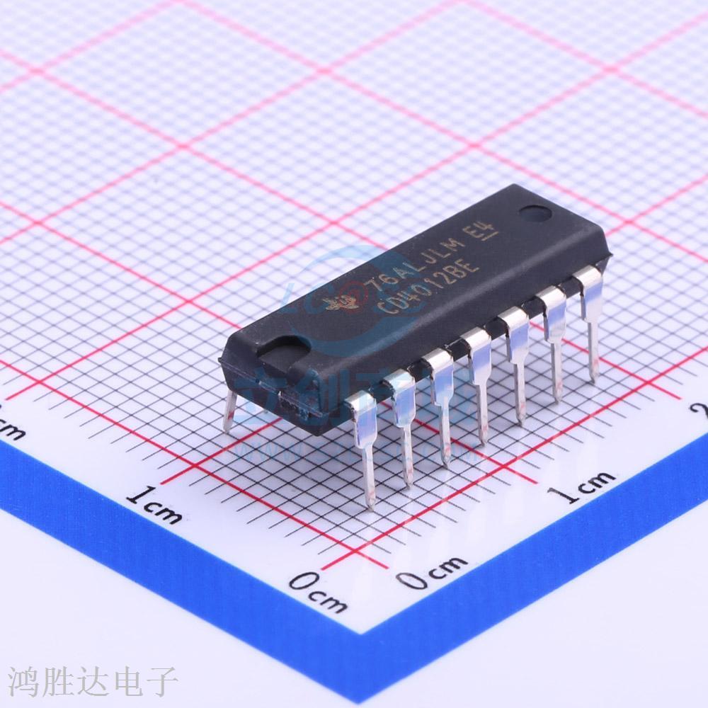 4000系列逻辑芯片 CD4012BE DIP-14 原装现货 假一赔十