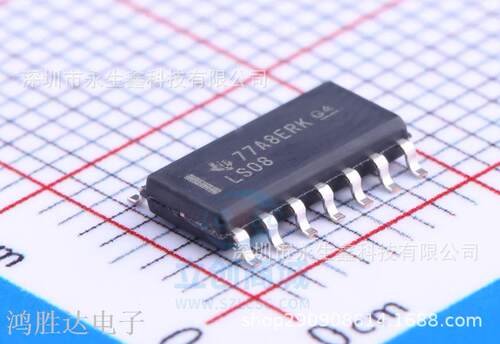 74LS08 SN74LS08DR SN74LS08D 四路2 输入正与门 贴片SOP-14