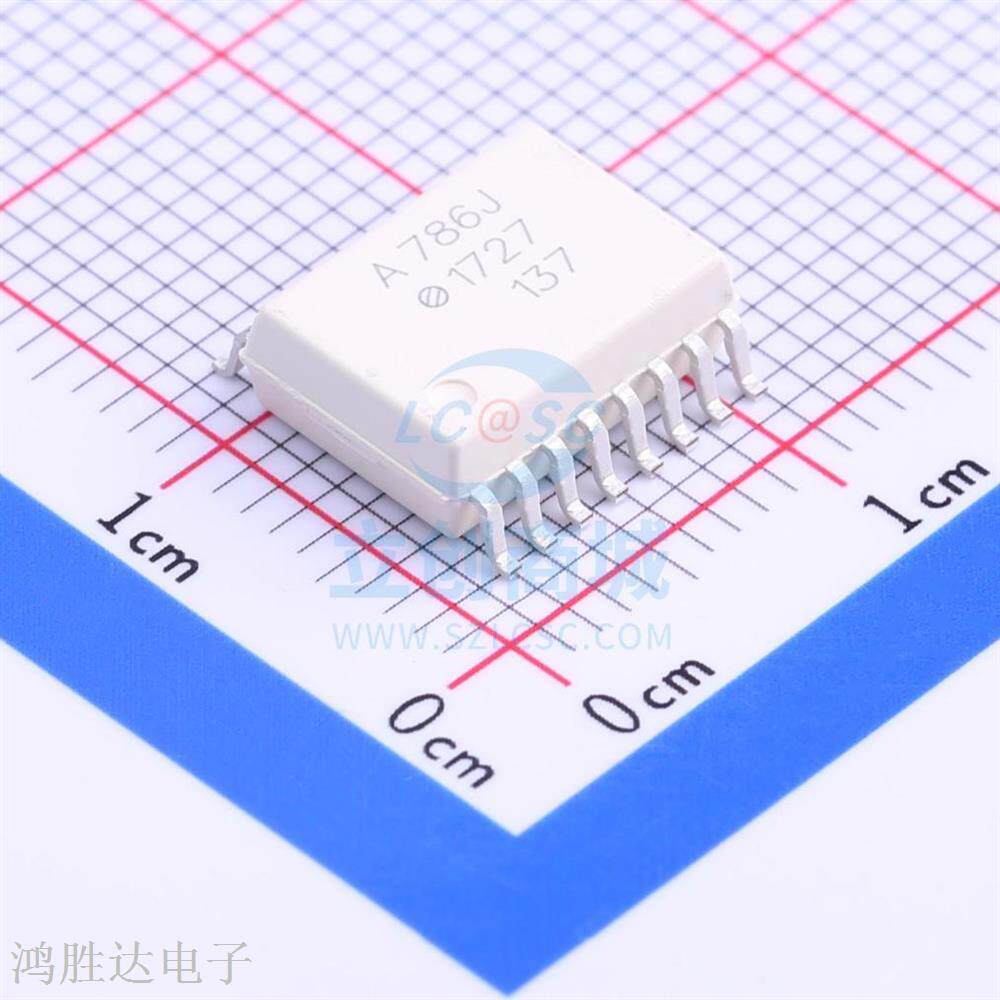 隔离器芯片 hcpl-786j-000e soic-16 a786j avago安华高 原装现货