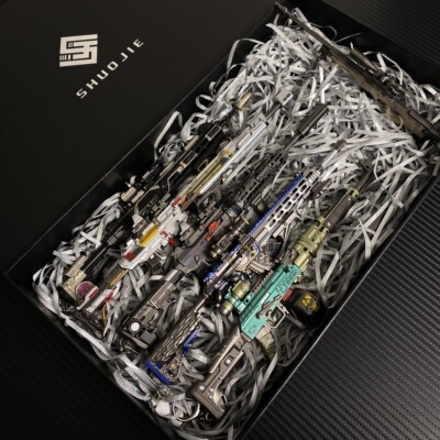 三角洲周边腾龙突击步枪金属模型