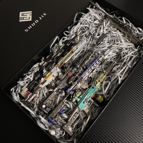 三角洲周边腾龙突击步枪金属模型