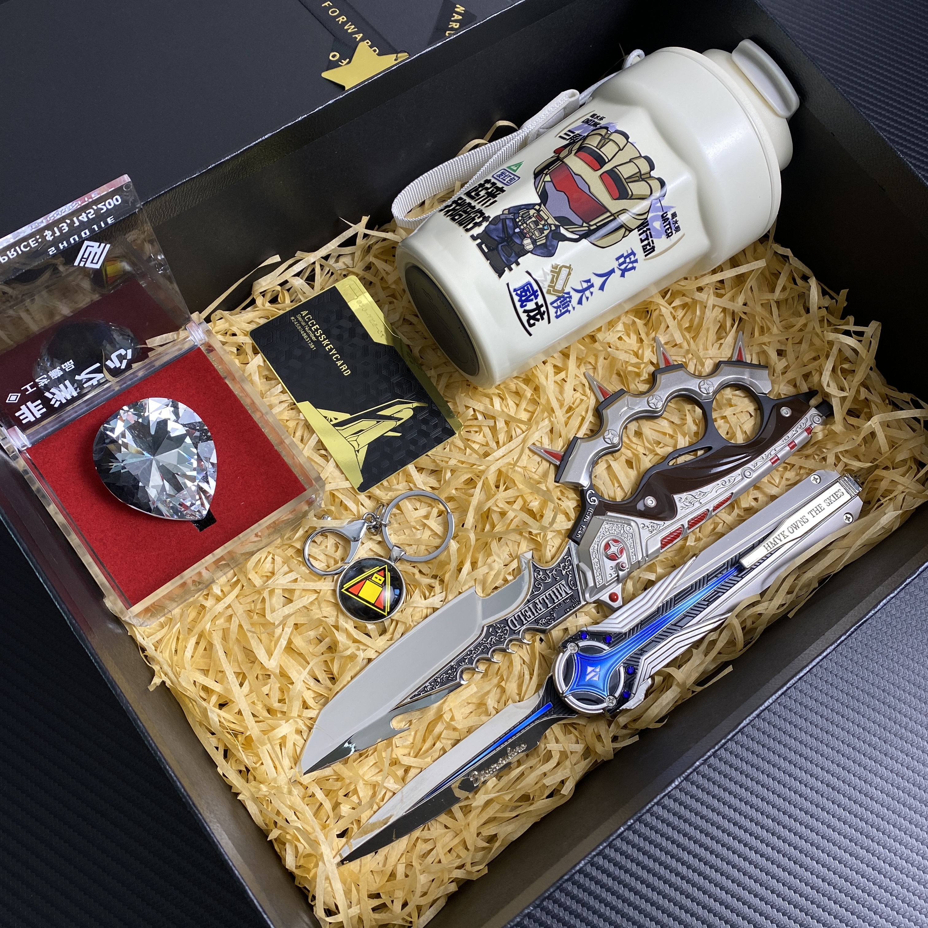 圣诞礼物三角洲周边信条金属模型