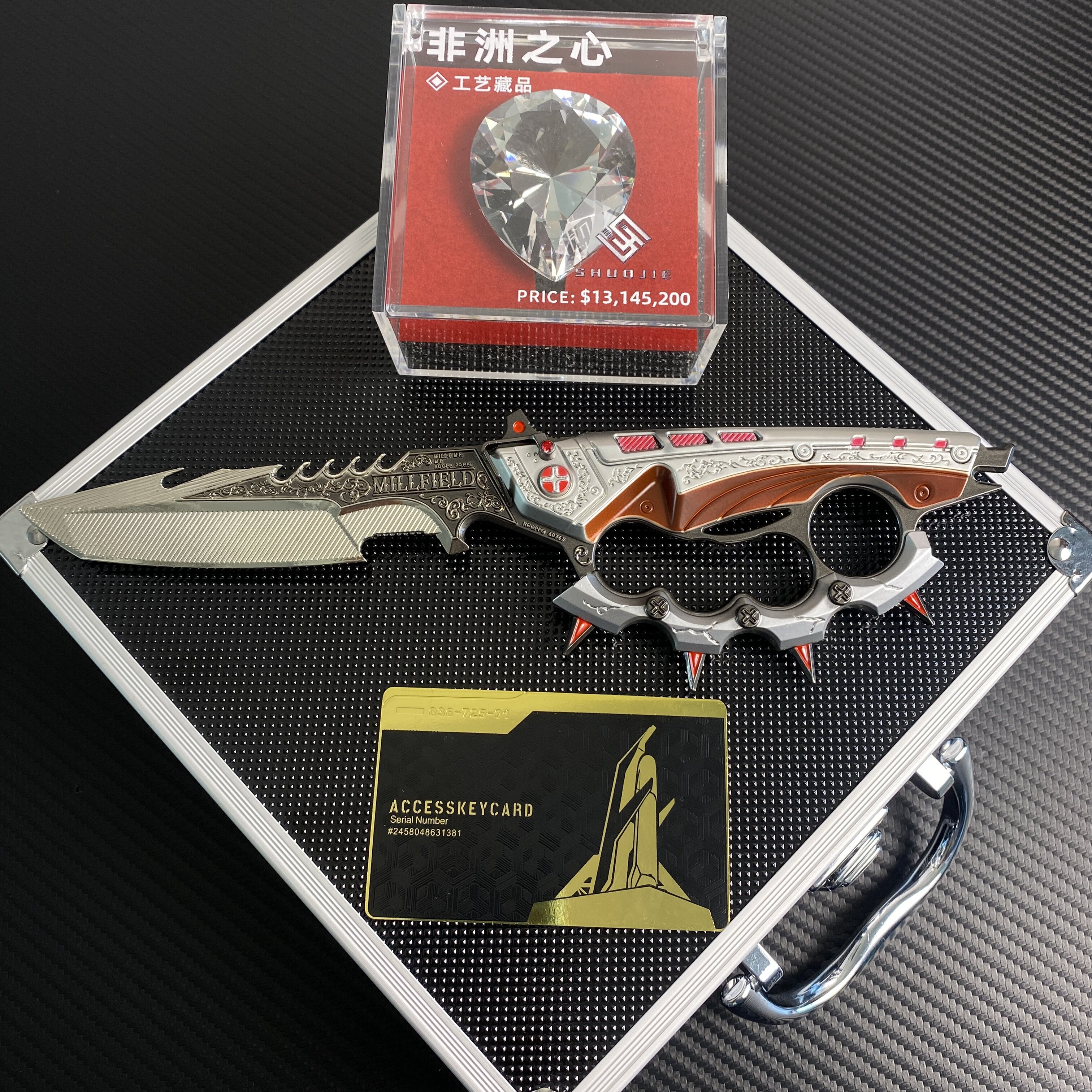 三角洲行动周边信条金属模型玩具