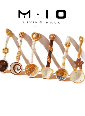 MIO LIVING·Internal | 汤勺可爱陶瓷小勺高颜值长柄釉下彩饭勺