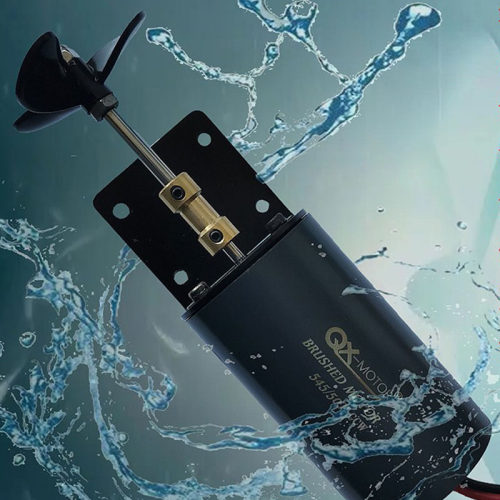 12V 16V有刷水下推进器打窝船拖网无人船遥控船鸭船马达防水电机 - 封面