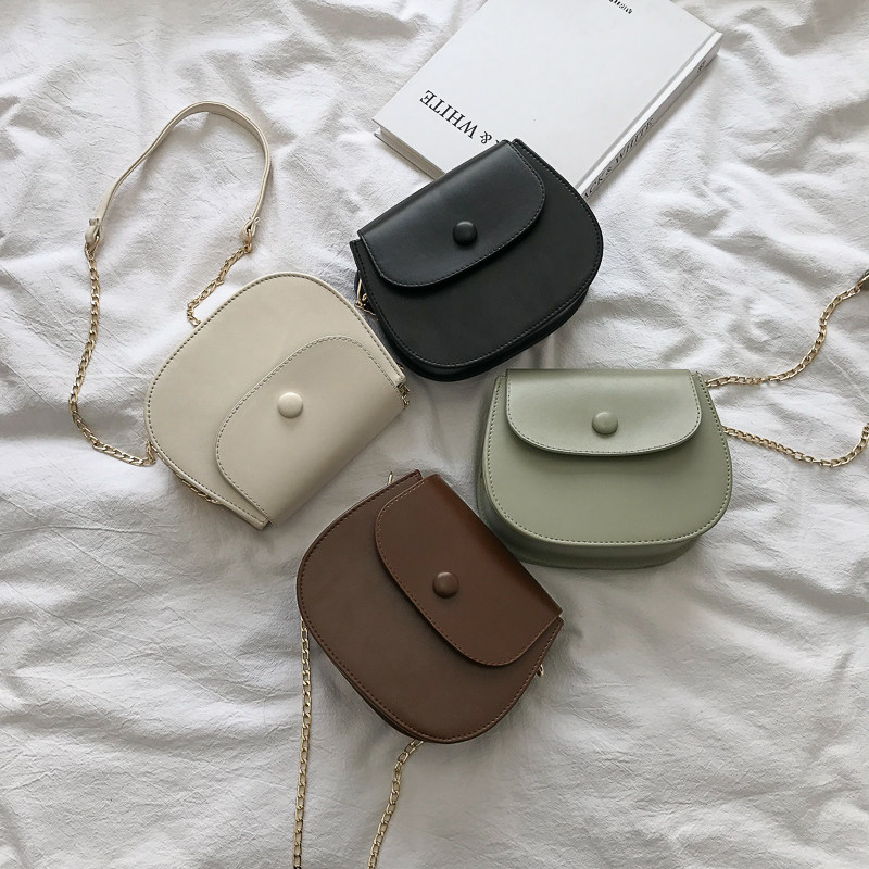 迷妳斜挎包包女2020新款時尚小清新半圓馬鞍包百搭ins單肩鏈條包在類目 箱包皮具/熱銷女包/男包, 女士包袋新, 马鞍包中 - 來自Buy2taobao.com提供專業的淘寶代購服務