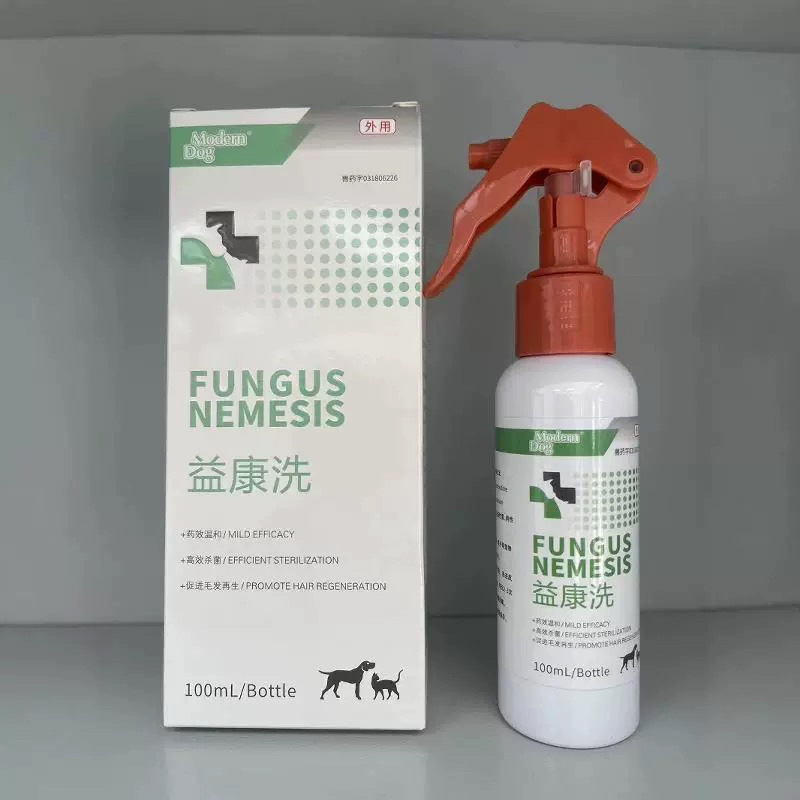 益康洗喷剂猫藓红肿皮屑脱毛止痒