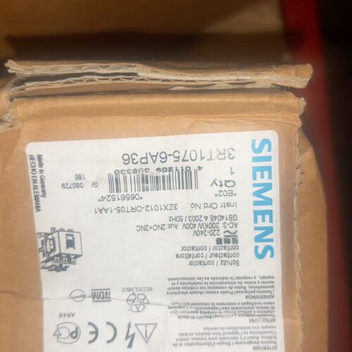 议价接触器3RT1075-6AP363RT1074-6AP363RT1076-6AP36