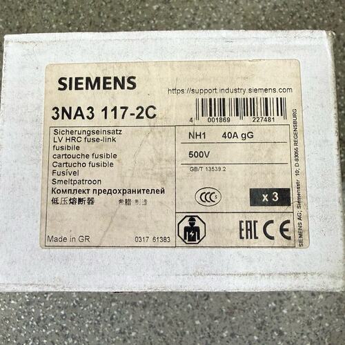 议价熔断器3NA3117-2C3NA3114-2C3NA3110-2C